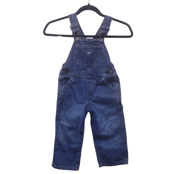 Vintage Osh Kosh B'gosh Vestbak Blue Denim Overalls Toddler Size 2T Excellent - Picture 11 of 11